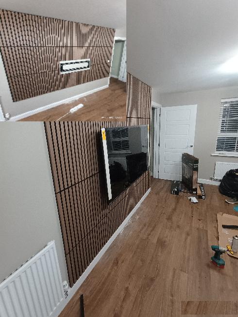 TV wall mounting