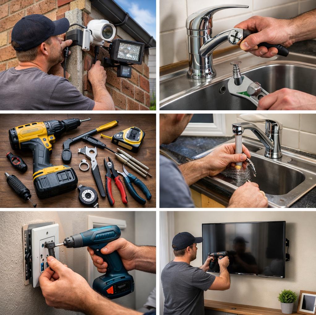 Handyman services in Grantham - lighting, fencing, repairs